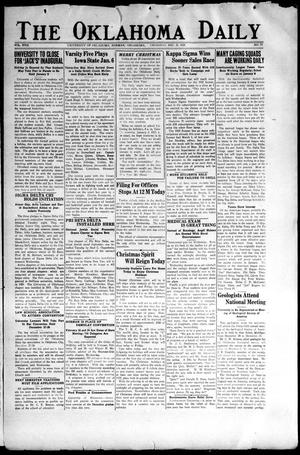 The Oklahoma Daily (Norman, Okla.), Vol. 17, No. 79, Ed. 1 Thursday, December 21, 1922