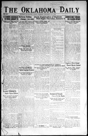 The Oklahoma Daily (Norman, Okla.), Vol. 17, No. 80, Ed. 1 Wednesday, January 3, 1923