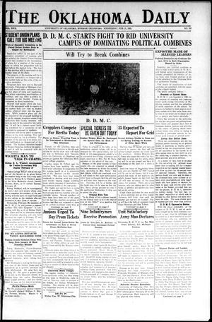 The Oklahoma Daily (Norman, Okla.), Vol. 17, No. 117, Ed. 1 Wednesday, February 21, 1923