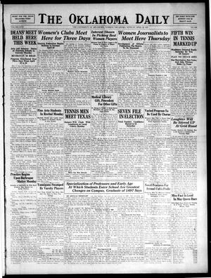 The Oklahoma Daily (Norman, Okla.), Vol. 17, No. 164, Ed. 1 Sunday, April 22, 1923