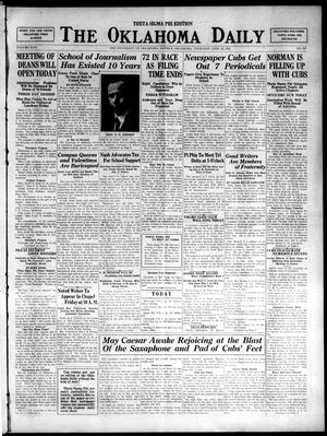 The Oklahoma Daily (Norman, Okla.), Vol. 17, No. 167, Ed. 1 Thursday, April 26, 1923
