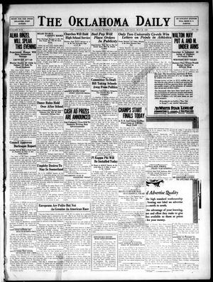 The Oklahoma Daily (Norman, Okla.), Vol. 17, No. 193, Ed. 1 Saturday, May 26, 1923