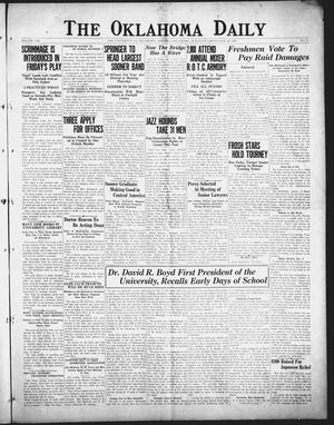 The Oklahoma Daily (Norman, Okla.), Vol. 8, No. 9, Ed. 1 Saturday, September 22, 1923