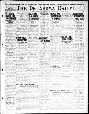The Oklahoma Daily (Norman, Okla.), Vol. 9, No. 43, Ed. 1 Monday, October 29, 1923