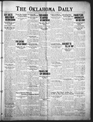 Primary view of object titled 'The Oklahoma Daily (Norman, Okla.), Vol. 9, No. 44, Ed. 1 Tuesday, October 30, 1923'.