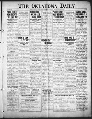 The Oklahoma Daily (Norman, Okla.), Vol. 9, No. 47, Ed. 1 Friday, November 2, 1923