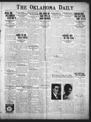 The Oklahoma Daily (Norman, Okla.), Vol. 9, No. 58, Ed. 1 Friday, November 16, 1923