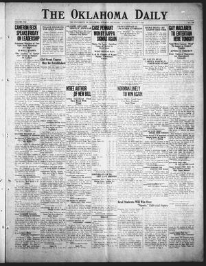 The Oklahoma Daily (Norman, Okla.), Vol. 8, No. 128, Ed. 1 Tuesday, March 4, 1924