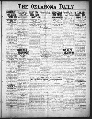 The Oklahoma Daily (Norman, Okla.), Vol. 8, No. 165, Ed. 1 Wednesday, April 16, 1924