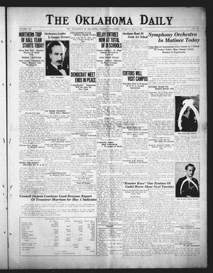 The Oklahoma Daily (Norman, Okla.), Vol. 8, No. 180, Ed. 1 Thursday, May 8, 1924