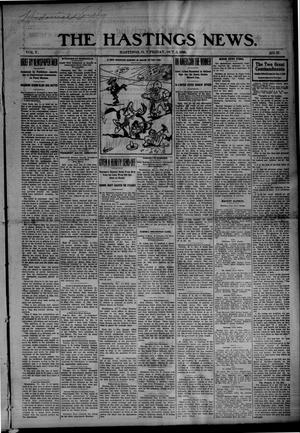 The Hastings News. (Hastings, Okla. Terr.), Vol. 5, No. 27, Ed. 1 Friday, October 5, 1906
