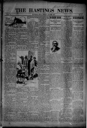 The Hastings News. (Hastings, Okla.), Vol. 6, No. 16, Ed. 1 Friday, July 19, 1907