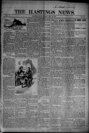 The Hastings News. (Hastings, Okla.), Vol. 6, No. 25, Ed. 1 Friday, September 20, 1907