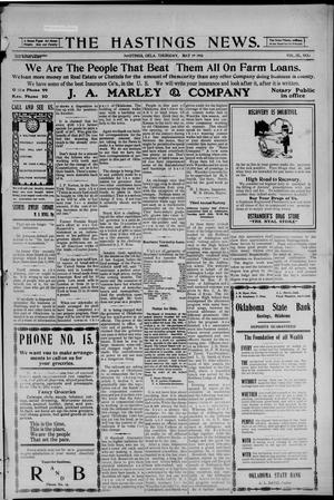 The Hastings News. (Hastings, Okla.), Vol. 9, No. 5, Ed. 1 Thursday, May 19, 1910