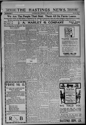 The Hastings News. (Hastings, Okla.), Vol. 9, No. 6, Ed. 1 Thursday, May 26, 1910