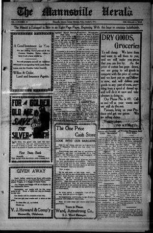 The Mannsville Herald. (Mannsville, Okla.), Vol. 2, No. 17, Ed. 1 Friday, October 6, 1911