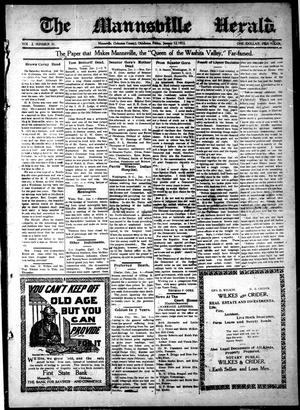 The Mannsville Herald. (Mannsville, Okla.), Vol. 2, No. 31, Ed. 1 Friday, January 12, 1912