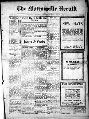 The Mannsville Herald. (Mannsville, Okla.), Vol. 4, No. 7, Ed. 1 Friday, July 25, 1913