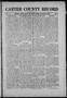 Newspaper: Carter County Record (Hewitt, Okla.), Vol. 3, No. 21, Ed. 1 Friday, O…
