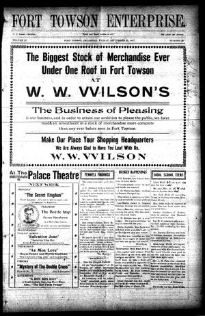Fort Towson Enterprise. (Fort Towson, Okla.), Vol. 13, No. 20, Ed. 1 Friday, September 21, 1917