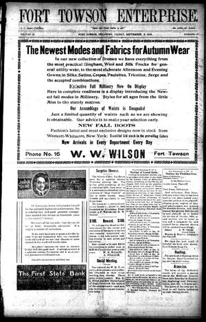 Fort Towson Enterprise. (Fort Towson, Okla.), Vol. 15, No. 17, Ed. 1 Friday, September 5, 1919