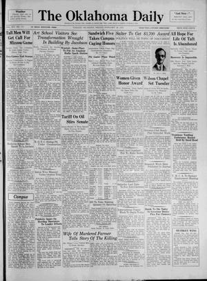 The Oklahoma Daily (Norman, Okla.), Vol. 14, No. 119, Ed. 1 Friday, February 28, 1930