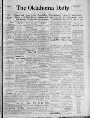 The Oklahoma Daily (Norman, Okla.), Vol. 14, No. 132, Ed. 1 Saturday, March 15, 1930