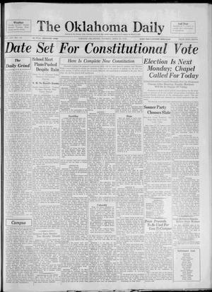 The Oklahoma Daily (Norman, Okla.), Vol. 14, No. 166, Ed. 1 Tuesday, April 29, 1930