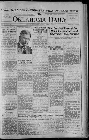 The Oklahoma Daily (Norman, Okla.), Vol. 14, No. 187, Ed. 1 Tuesday, June 3, 1930