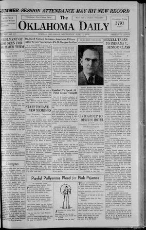 The Oklahoma Daily (Norman, Okla.), Vol. 14, No. 193, Ed. 1 Wednesday, June 11, 1930