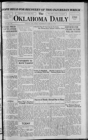 The Oklahoma Daily (Norman, Okla.), Vol. 14, No. 198, Ed. 1 Wednesday, June 18, 1930