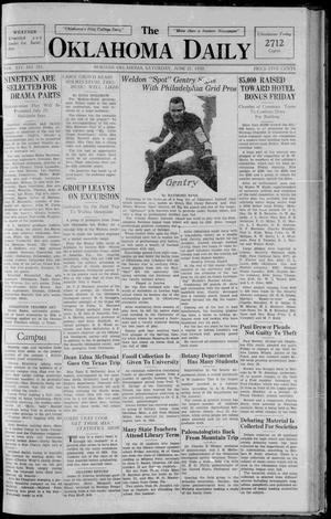 The Oklahoma Daily (Norman, Okla.), Vol. 14, No. 201, Ed. 1 Saturday, June 21, 1930