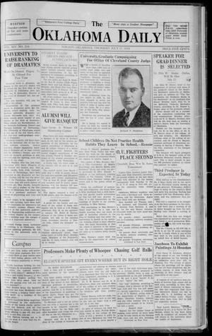 The Oklahoma Daily (Norman, Okla.), Vol. 14, No. 216, Ed. 1 Thursday, July 17, 1930