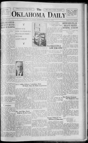The Oklahoma Daily (Norman, Okla.), Vol. 14, No. 220, Ed. 1 Wednesday, July 23, 1930