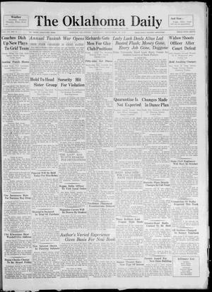 The Oklahoma Daily (Norman, Okla.), Vol. 15, No. 6, Ed. 1 Thursday, September 25, 1930