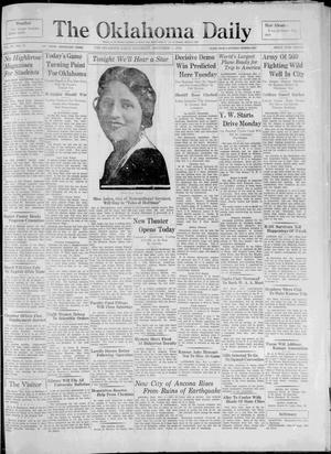The Oklahoma Daily (Norman, Okla.), Vol. 15, No. 35, Ed. 1 Saturday, November 1, 1930