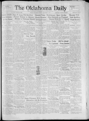 The Oklahoma Daily (Norman, Okla.), Vol. 15, No. 40, Ed. 1 Friday, November 7, 1930