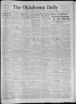The Oklahoma Daily (Norman, Okla.), Vol. 15, No. 77, Ed. 1 Saturday, January 10, 1931