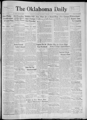 The Oklahoma Daily (Norman, Okla.), Vol. 15, No. 86, Ed. 1 Wednesday, January 21, 1931
