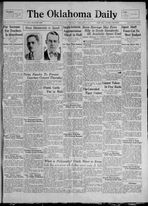 The Oklahoma Daily (Norman, Okla.), Vol. 15, No. 98, Ed. 1 Thursday, February 12, 1931