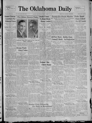 The Oklahoma Daily (Norman, Okla.), Vol. 15, No. 143, Ed. 1 Friday, April 10, 1931