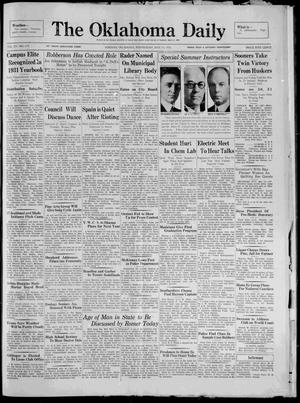 The Oklahoma Daily (Norman, Okla.), Vol. 15, No. 171, Ed. 1 Wednesday, May 13, 1931