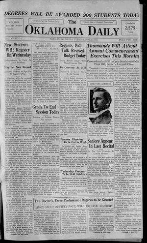 The Oklahoma Daily (Norman, Okla.), Vol. 15, No. 188, Ed. 1 Tuesday, June 9, 1931