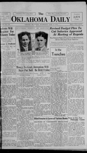 The Oklahoma Daily (Norman, Okla.), Vol. 15, No. 189, Ed. 1 Wednesday, June 10, 1931