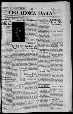 The Oklahoma Daily (Norman, Okla.), Vol. 15, No. 208, Ed. 1 Wednesday, July 8, 1931