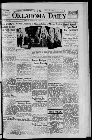 The Oklahoma Daily (Norman, Okla.), Vol. 15, No. 209, Ed. 1 Thursday, July 9, 1931