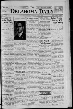 The Oklahoma Daily (Norman, Okla.), Vol. 15, No. 211, Ed. 1 Saturday, July 11, 1931