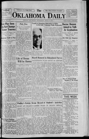 The Oklahoma Daily (Norman, Okla.), Vol. 15, No. 213, Ed. 1 Wednesday, July 15, 1931