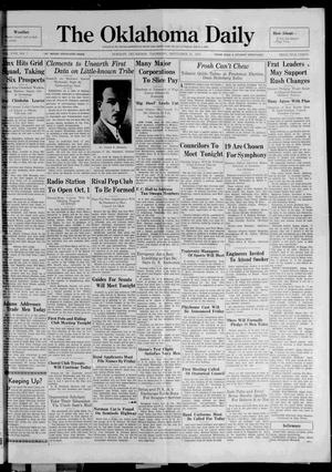The Oklahoma Daily (Norman, Okla.), Vol. 16, No. 6, Ed. 1 Thursday, September 24, 1931