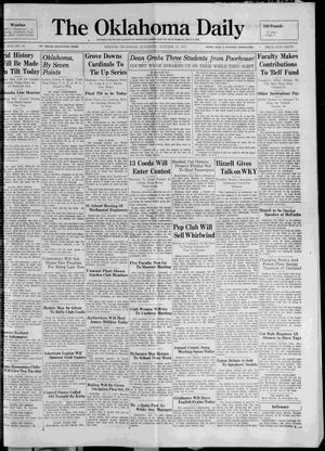 The Oklahoma Daily (Norman, Okla.), Vol. 16, No. 19, Ed. 1 Saturday, October 10, 1931